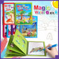 🌟Reusable Magic Water Painting Book📚 For Kids (Set Of 4 Book) || Kid's Magic Water🎨Colouring Books🤩