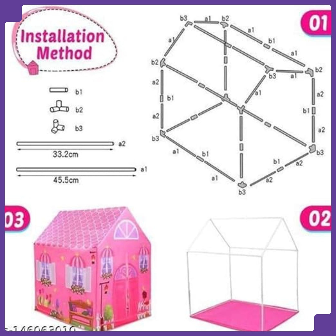 🎪Play Tent House for Kids || Multicolor Outdoor Indoor Theme🌈