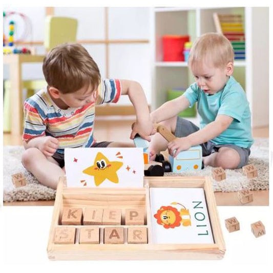 ✨Wooden Spelling Game || Educational Puzzle Toy🧩