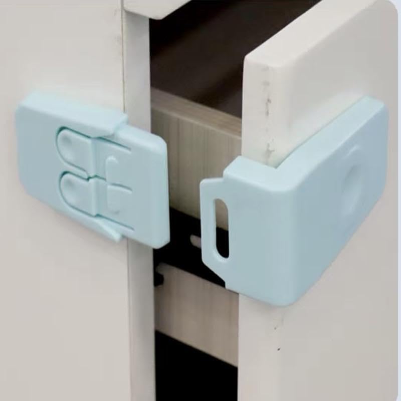 🌀Plastic Kids Safety Lock for Drawers🔒Refriderle/Door/Slider Door | Furniture Safety Lock for Kids🥰