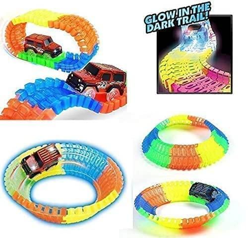 ✨Magic Race🏁Bend Flex and tracks🎢Toy Car for Kids👫