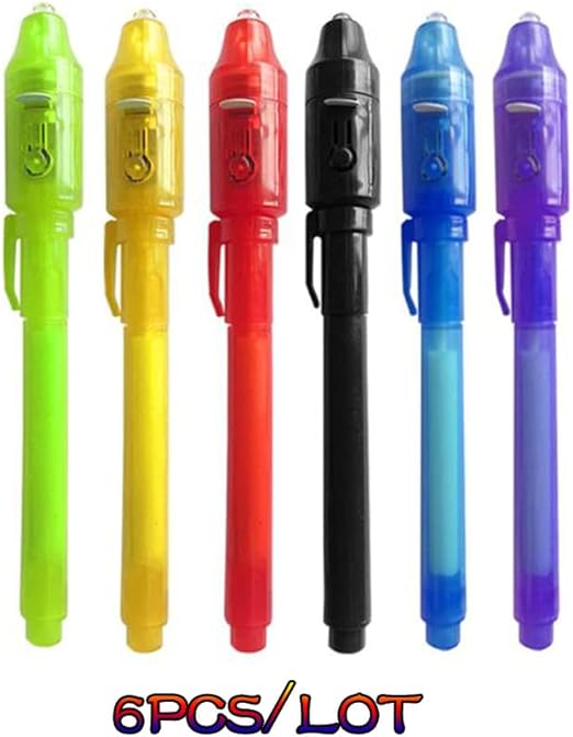 💥Magic Spy Pen with UV Light for Kids🥰 (Pack Of 6) With 50% OFF🔥