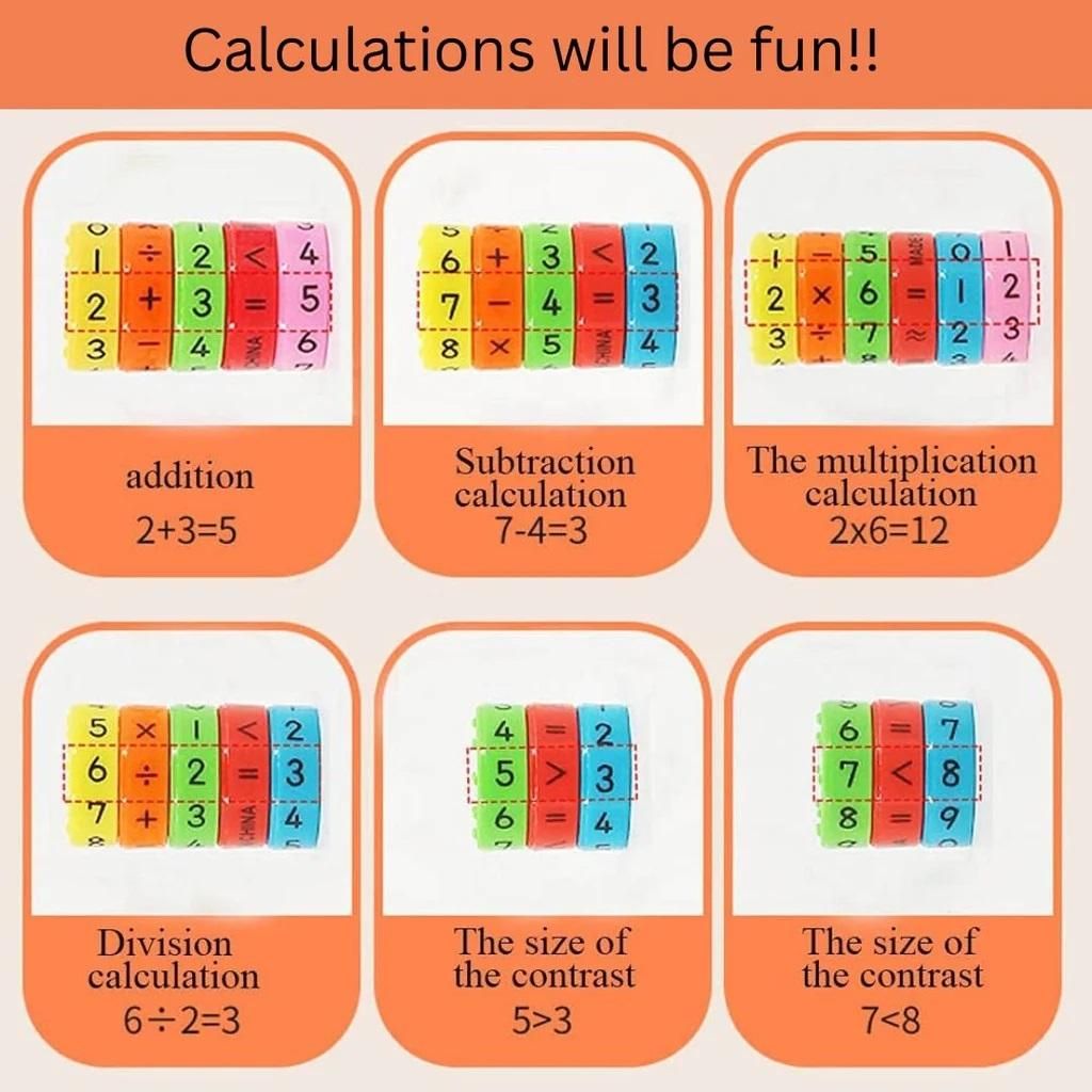 Math Wheel For Kids Education