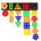 🌈Colourful Shape Plastic Puzzles Blocks🔥Logic Games🎯