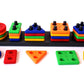 🌈Colourful Shape Plastic Puzzles Blocks🔥Logic Games🎯