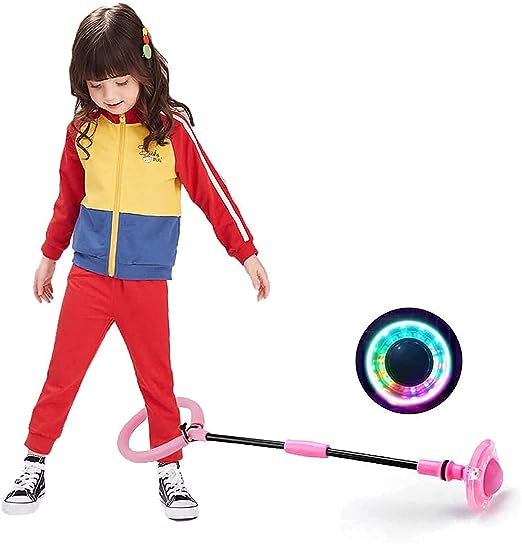 ✨Led Light Flashing Jumping Ring Ankle Skipping Jump Rope for Kids👫