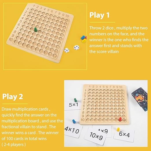 ✨Multiplication Board Game🎲 || Educational Toy || Perfect For kids🤩