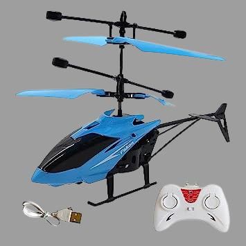 Remote Control Helicopter Toy with USB Chargeable Cable for Kids - Pack of 1