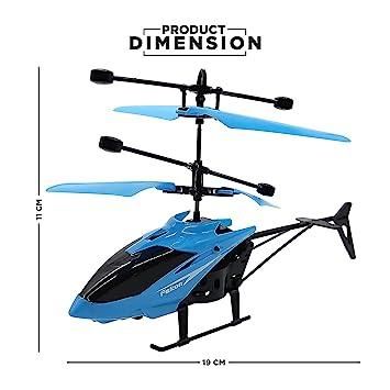 Remote Control Helicopter Toy with USB Chargeable Cable for Kids - Pack of 1