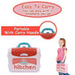 ✨🍽️Kitchen Set Toy In A Hand Bag For Kids || 2 in1 Little Chef Kitchen Play Toy Set for Kids👧