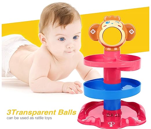 🌀5 Layer Ball Drop and Roll Swirling Tower for Baby🤩