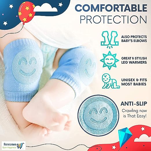 🛡️Protective Combo Set || Baby Head Cap🧢Shower Cap🚿 Knee Cap🦵 || Ultimate Safety and Comfort😍