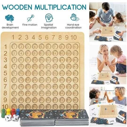 ✨Multiplication Board Game🎲 || Educational Toy || Perfect For kids🤩