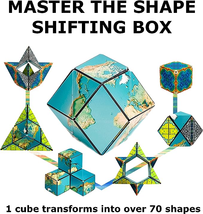 🌟3D Magic Magnetic Cube || Cube Transforms Into 70 Shapes || Buy 1 Get 1 FREE!🤩