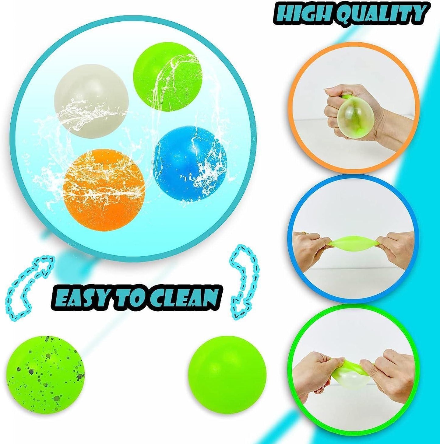 ✨Glow Sticky Ceiling Balls || Stress Relief Ball 🏀Perfect for Kids & Adults🤩