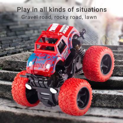 🚀Monster Truck Cars Push and Go Toy Trucks🚕Stunt Car Toy || Multi-Color Design || Gift Toys for Kids😍