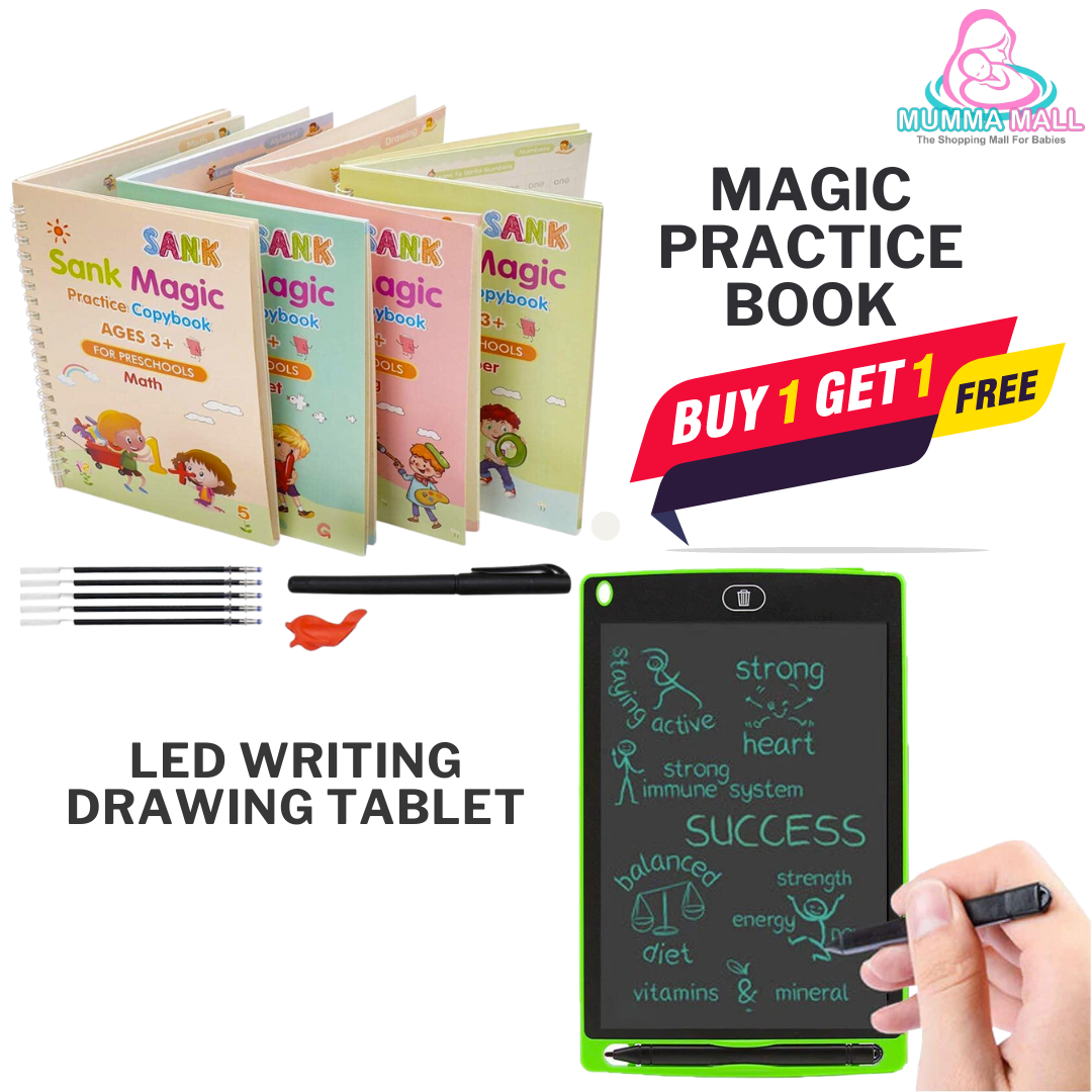 Magic Practice Book Free LCD Writing Tablet