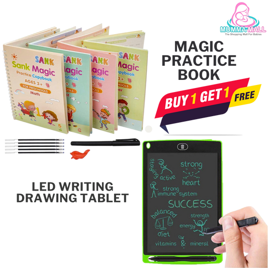 Magic Practice Book Free LCD Writing Tablet